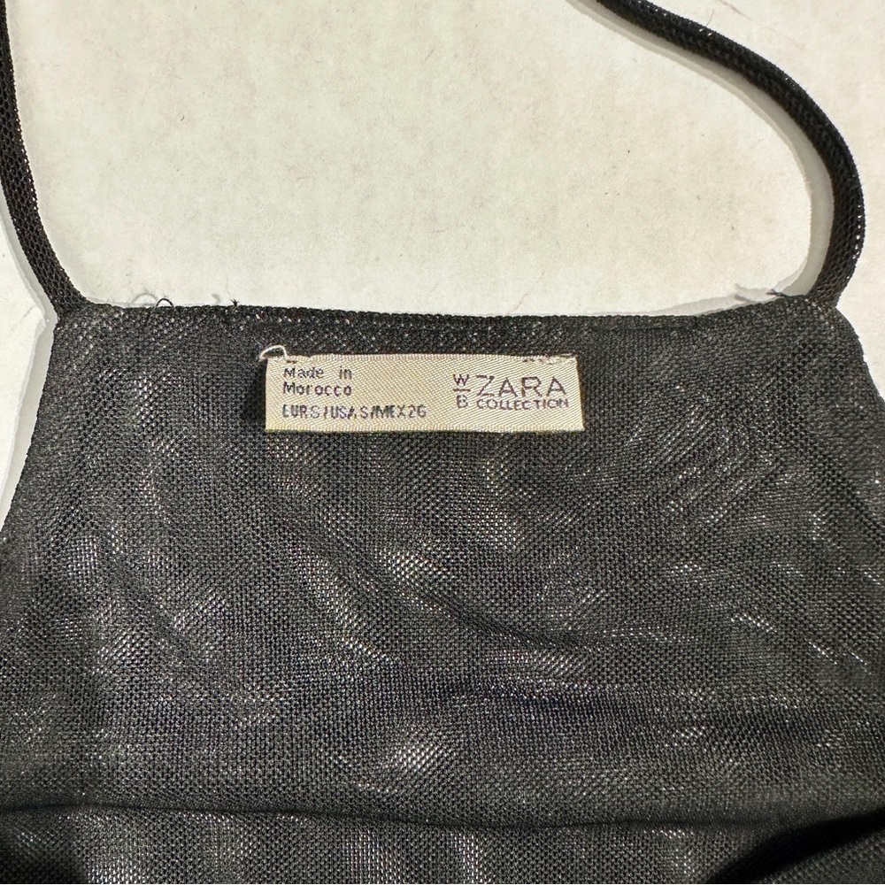 Zara Collection Maxi Patchwork Sheer Slip Dress - Picture 12 of 16